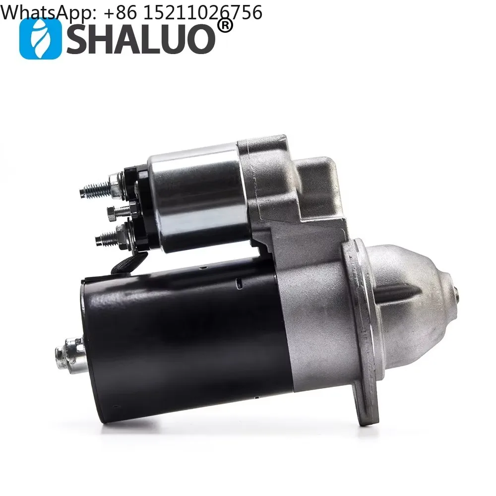 0001107107 SHALUO Brand - Generator Starter Motor 5840244 12V 1.1KW 11T Teeth Copper for LOMBARDINI Engine Parts