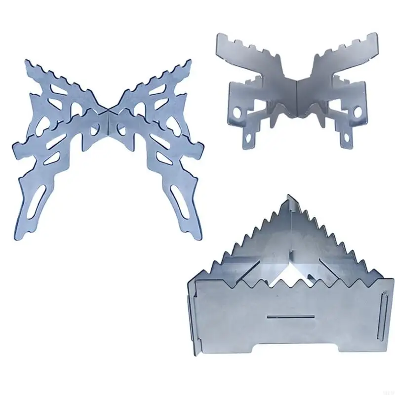 

Outdoor Camping Alcohols Stove Bracket Detachable Heat Resistant Alcohols Stove Support Rack Alcohols Cooker Holder W89F
