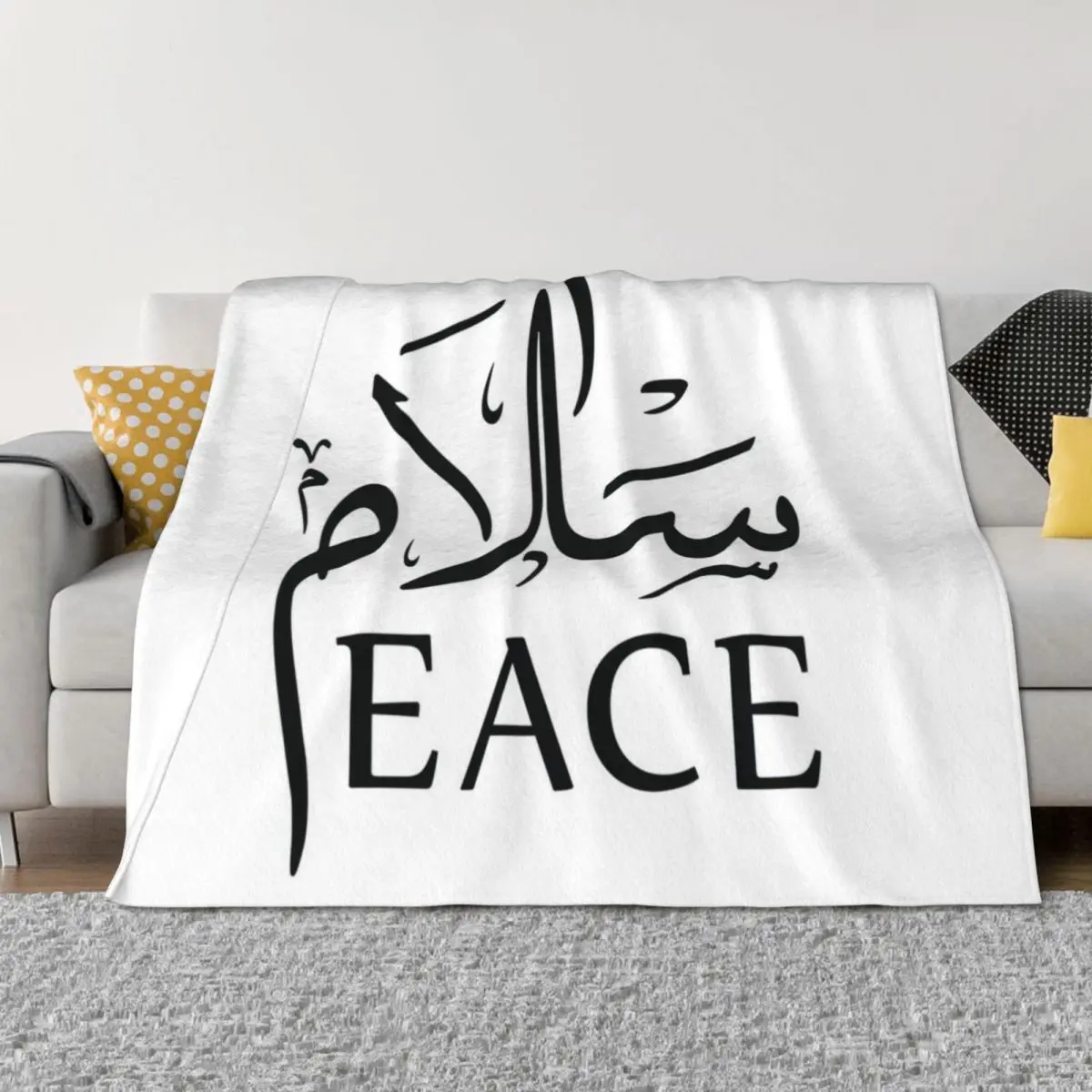 

Peace Throw Blanket Soft Plush Plaid for winter Decoratives For Decorative Sofa Blankets