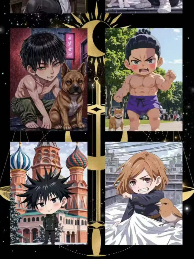 2025 nouveau Club Xuanji JJK toutes les cartes A6 en acrylique Jujutsu Kaisen cartes à collectionner Gojo Satoru Doujin enfants passe-temps Collection jouet et cadeaux