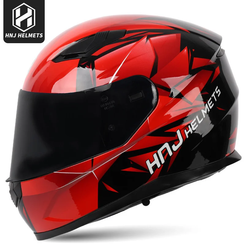 HNJ Full Face Motorcycle Helmet Motocross Scooter Casque Hors Route Moto Casco Integral Motorsiklet Kask For Man