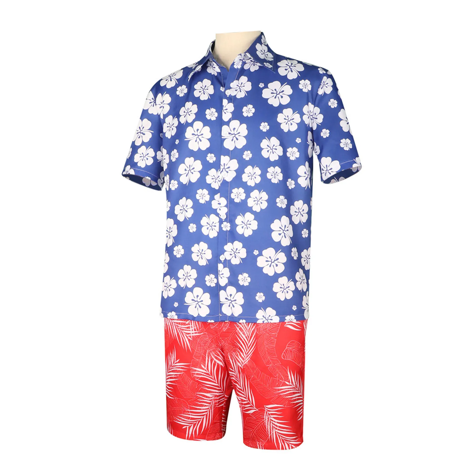 ماني برغر متجر كاتب تأثيري حلي بريان موحدة البدلة الرجال الصيف زي ملابس الهالوين