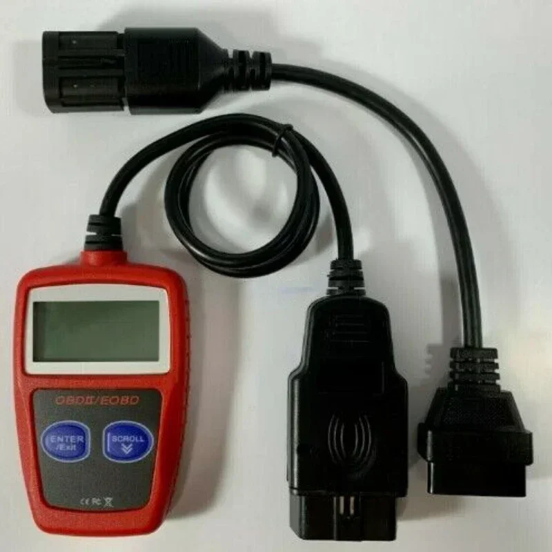 NEW OBD ATV Motorcycle Connection Cable OBD2 To 8 Pin Diagnostic Adapter+MS309 OBD2 Scanner Multi-languages Diagnostic Tool