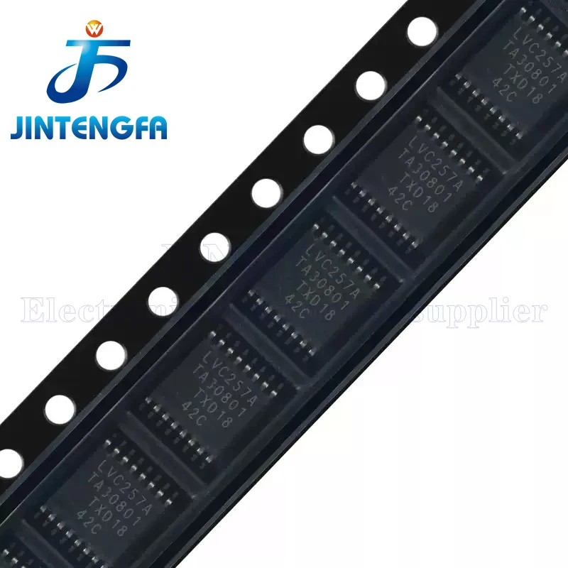 10PCS LVC257A 74LVC257APW SN74LVC257APWR LC257A TSSOP-14 Quad 2-input Multiplexer With 5V Tolerant Inputs Outputs 3-state IC