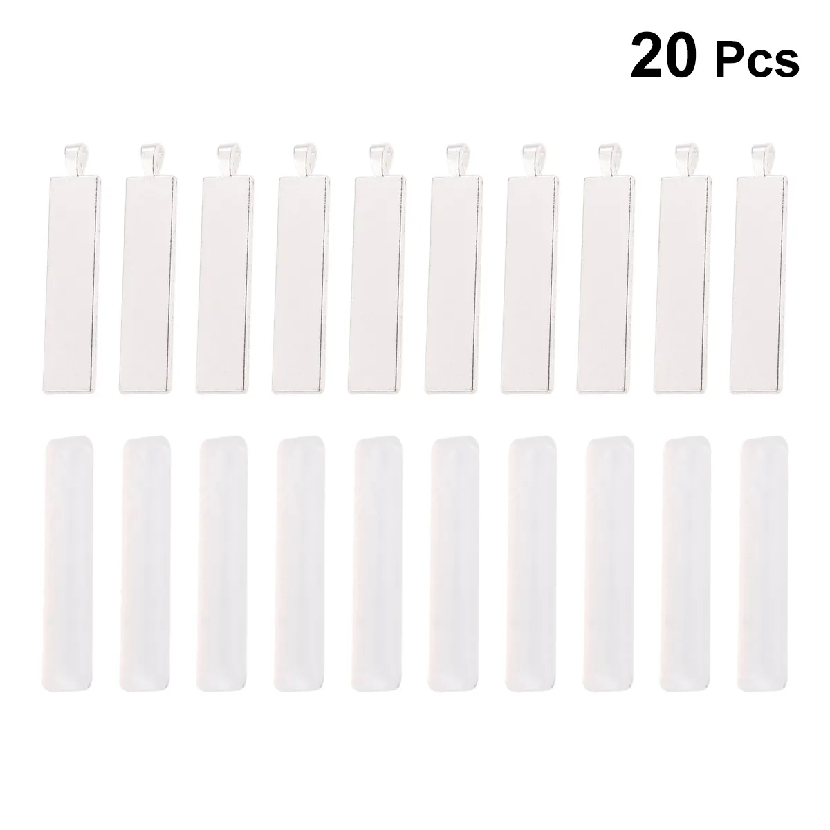 

10pcs Vintage Alloy Pendant Trays Diy Jewelry Making Crafts Glass Included Durable Resin Cameo Photo Charms