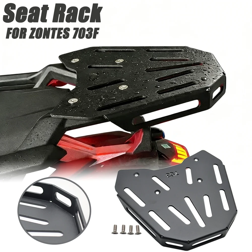 

For ZONTES zontes 703F Custom Fit Motorcycle Rear Luggage Rack Detachable Cargo Saddlebag Holder