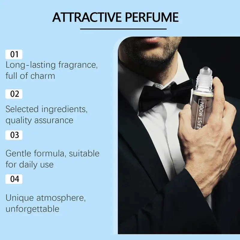 Pheromone Perfume Spray for Men 10ml Pheromone Infused Perfume Body Spray for Attracts Women Long Lasting Fragrance