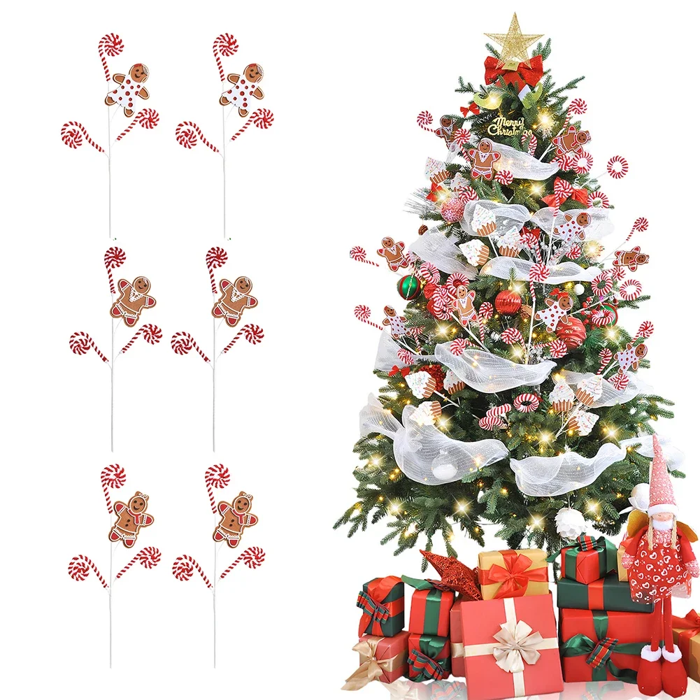 

Christmas Party Decor Christmas Candy Picks Christmas Holiday Celebration Delightful Party Accents 20cm 7.87 Inches Base Section