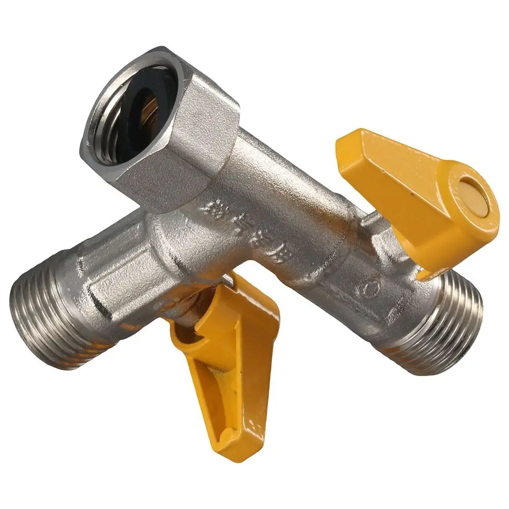 

3-ходовой латунный переключатель воды G1/2" переключающий клапан для душа, клапан регулирования расхода воды, насадка для душа и шланг для душа