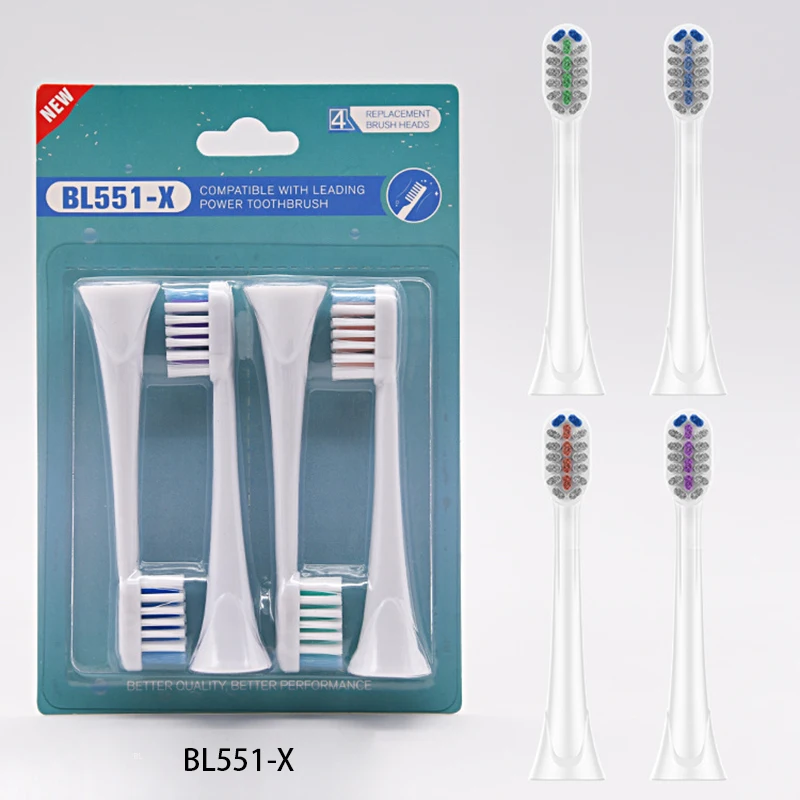 Têtes de rechange pour brosse à dents sonique électrique, hygiène buccale, propre, tête de brosse à dents pour Philips Hbery, série 6/9, BL551-X, 4, 8, 12, 16, 20X