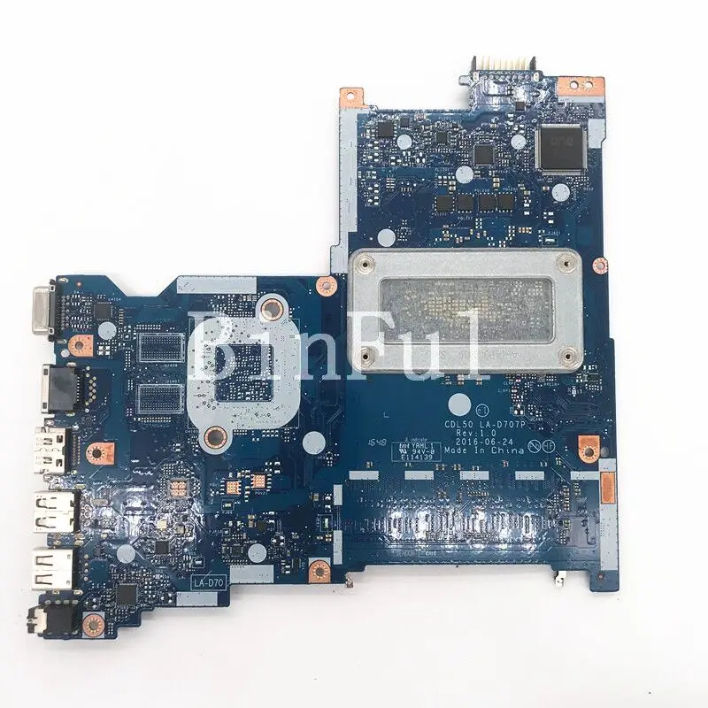 909213-601 CDL50 LA-D707P High Quality Mainboard For 15-AY 15T-AY Laptop Motherboard With SR2ZU I5-7200U CPU 100% Full Tested OK