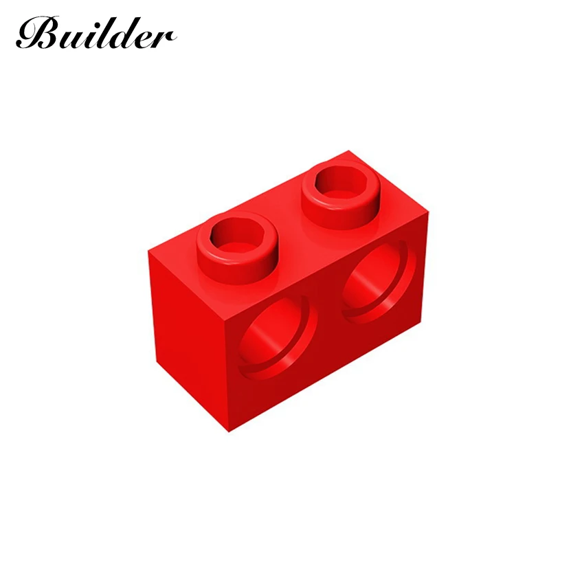 

Little Builder Building Block DIY Assembles Particles 32000 MOC Technology 1x2 Perforated Brick 2 Holes 10pcs Toys for Children