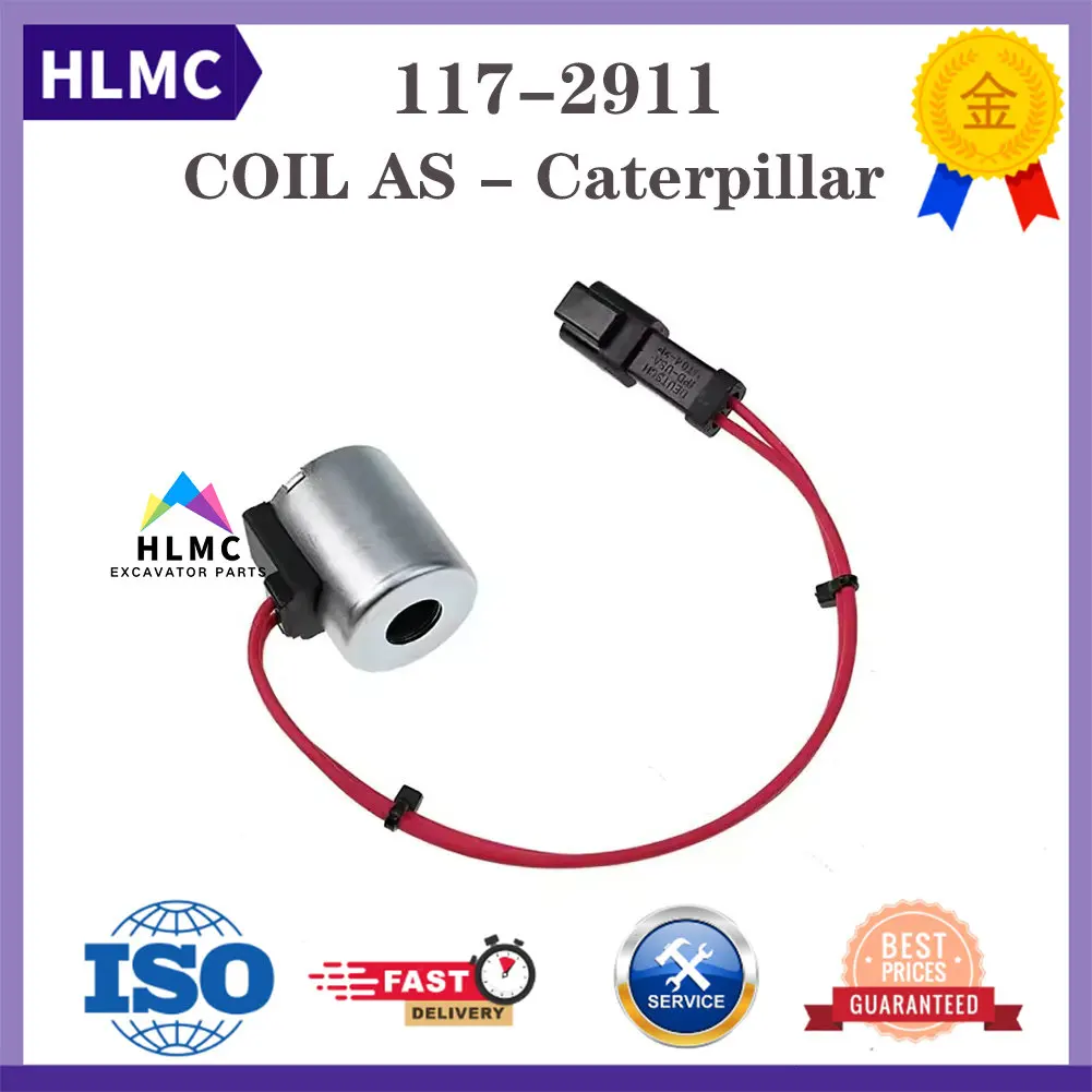 

Solenoid Coil 117-2911 Backhoe Loader 416C 416D 420D 424B 424B HD 424D 426C 428C 428D 430D 432D 436C 438C 446B 446D
