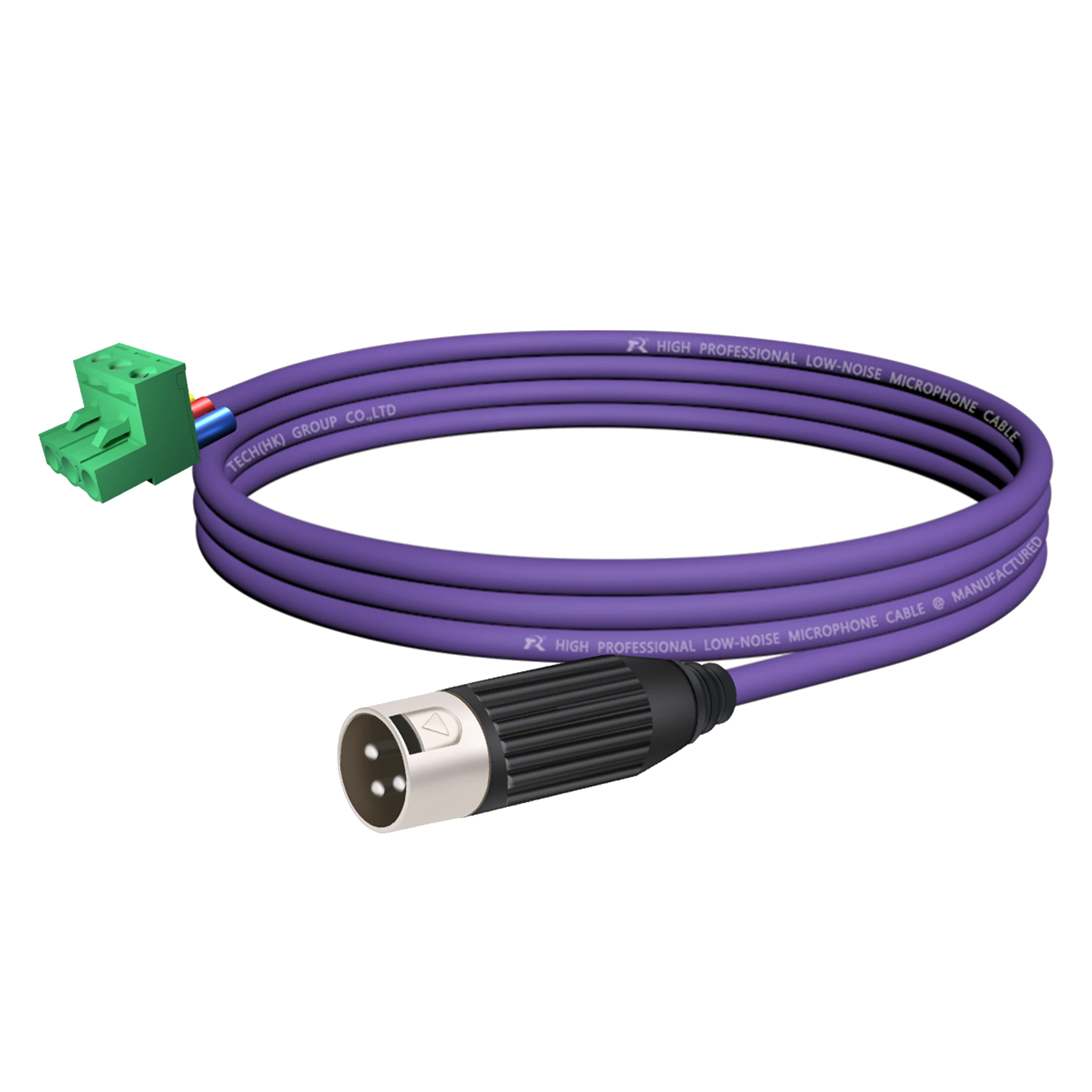 Phoenix-Terminal auf 3P-XLR-Kabel, 5,08 mm 3P steckbares Terminal auf XLR-Buchse-Verbindungskabel, versilberte Nadel, für Mikrofon – Detail 9