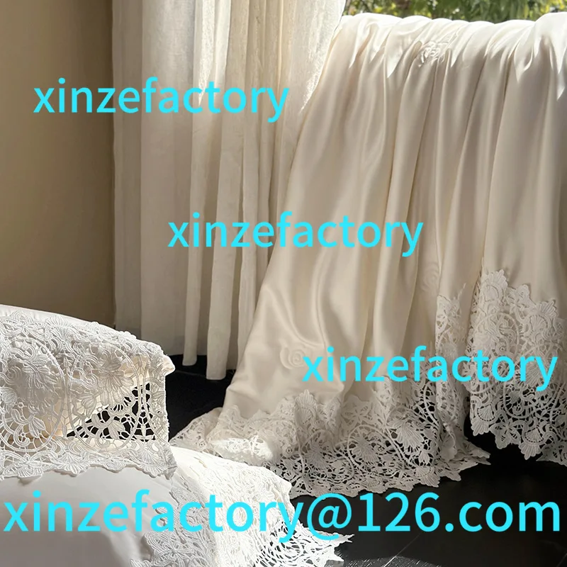 Aanpasbare Franse prinsessenstijl 80 Lenzing Tencel Xia Liang quilt coole vierdelige set