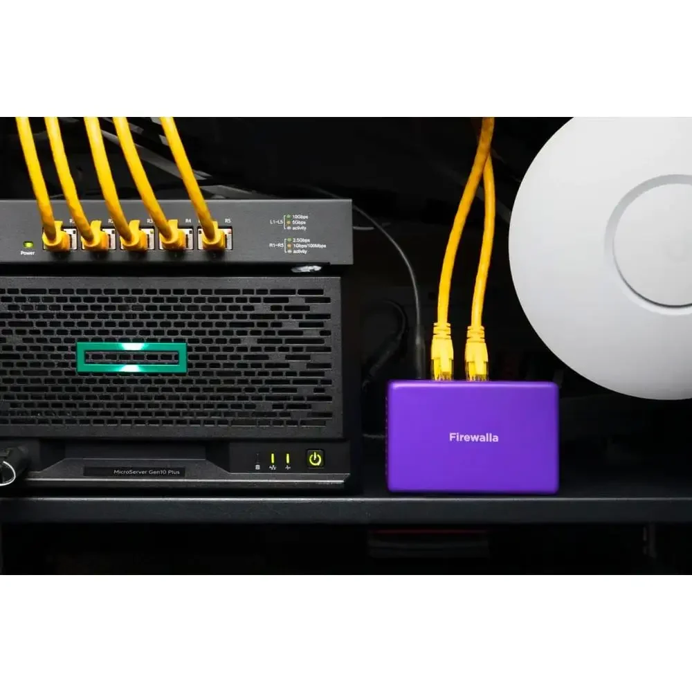 جدار الحماية الأمني السيبراني للأعمال المنزلية يحمي الشبكة من Malware Hacking Smart Parental Control VPN Server Ethernet #4