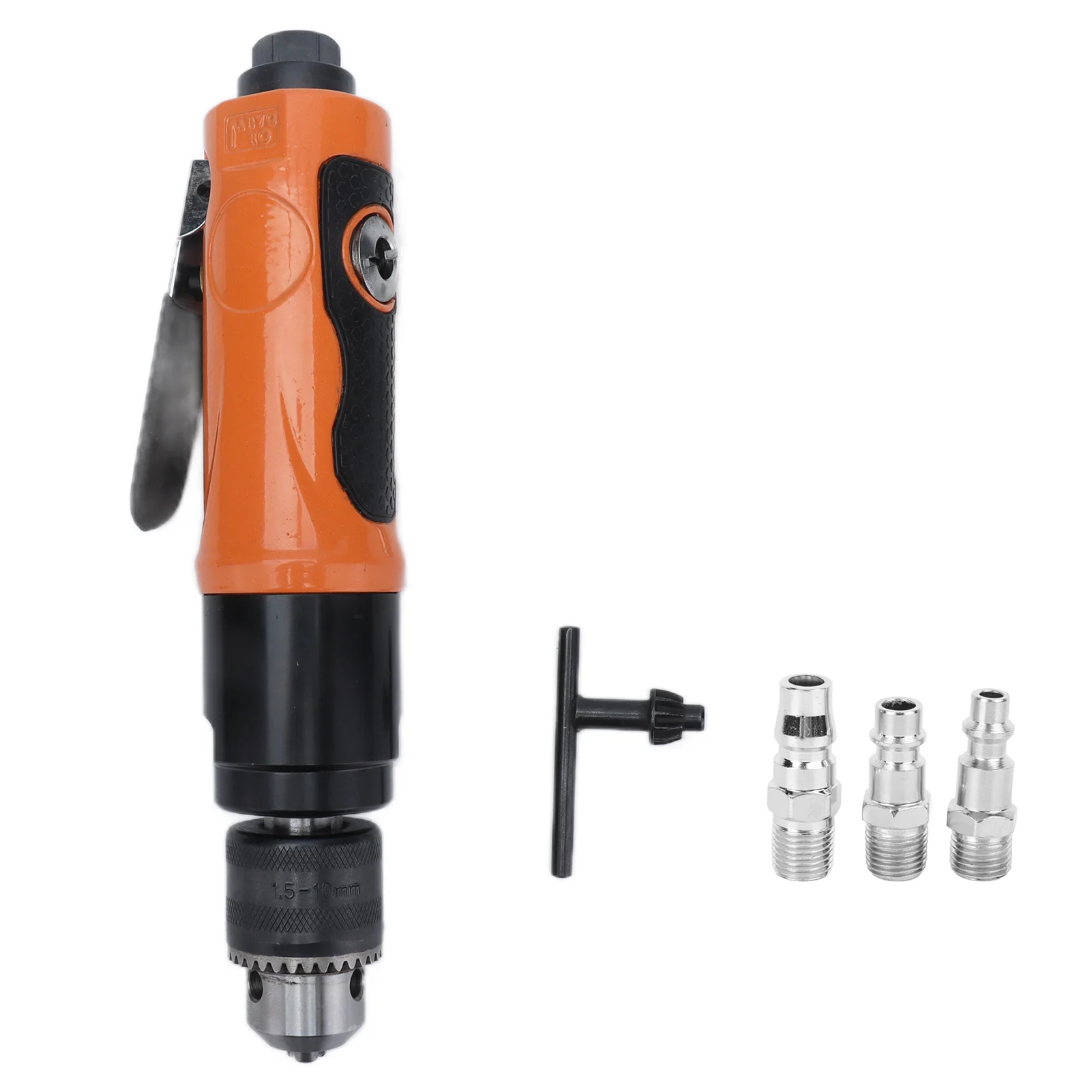 KP‑555A Pneumatic Drill Geared Air Drilling Tapping Machine Adjustable Speed 3/8in Straight Pneumatic Drilling Machine