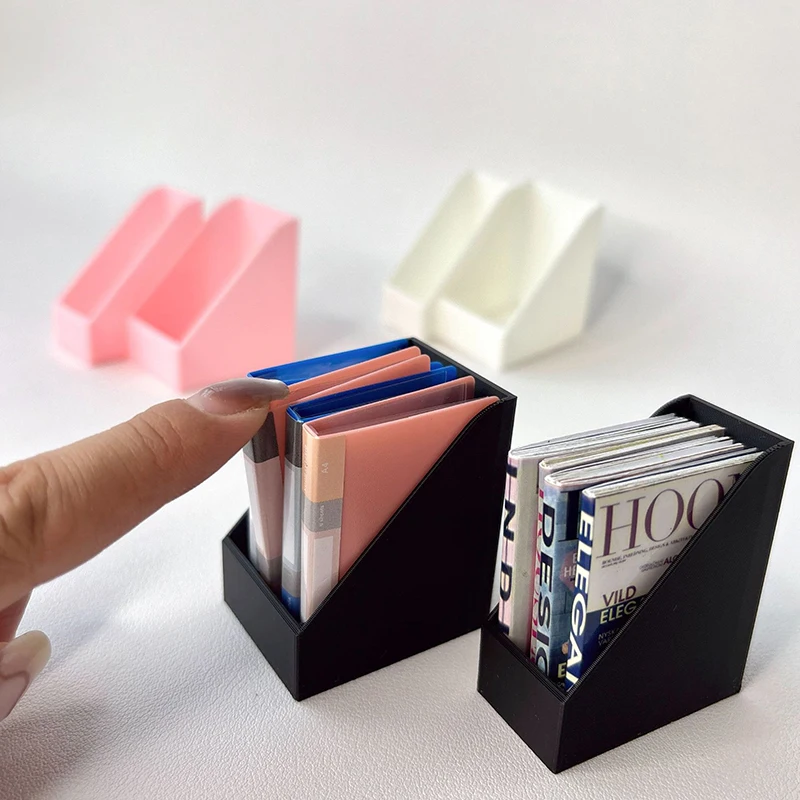 2Pcs 1/12 Dollhouse Mini Bear Bookshelf Model Dollhouse Furniture Decoration Dolls House Accessories Micro Scene Photo Props