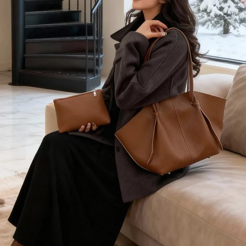 

Classic Elegant Leather Crossbody Bag For Ladies Shoulder Handbag Women Messenger Tote Luxury Brand Famous Designer