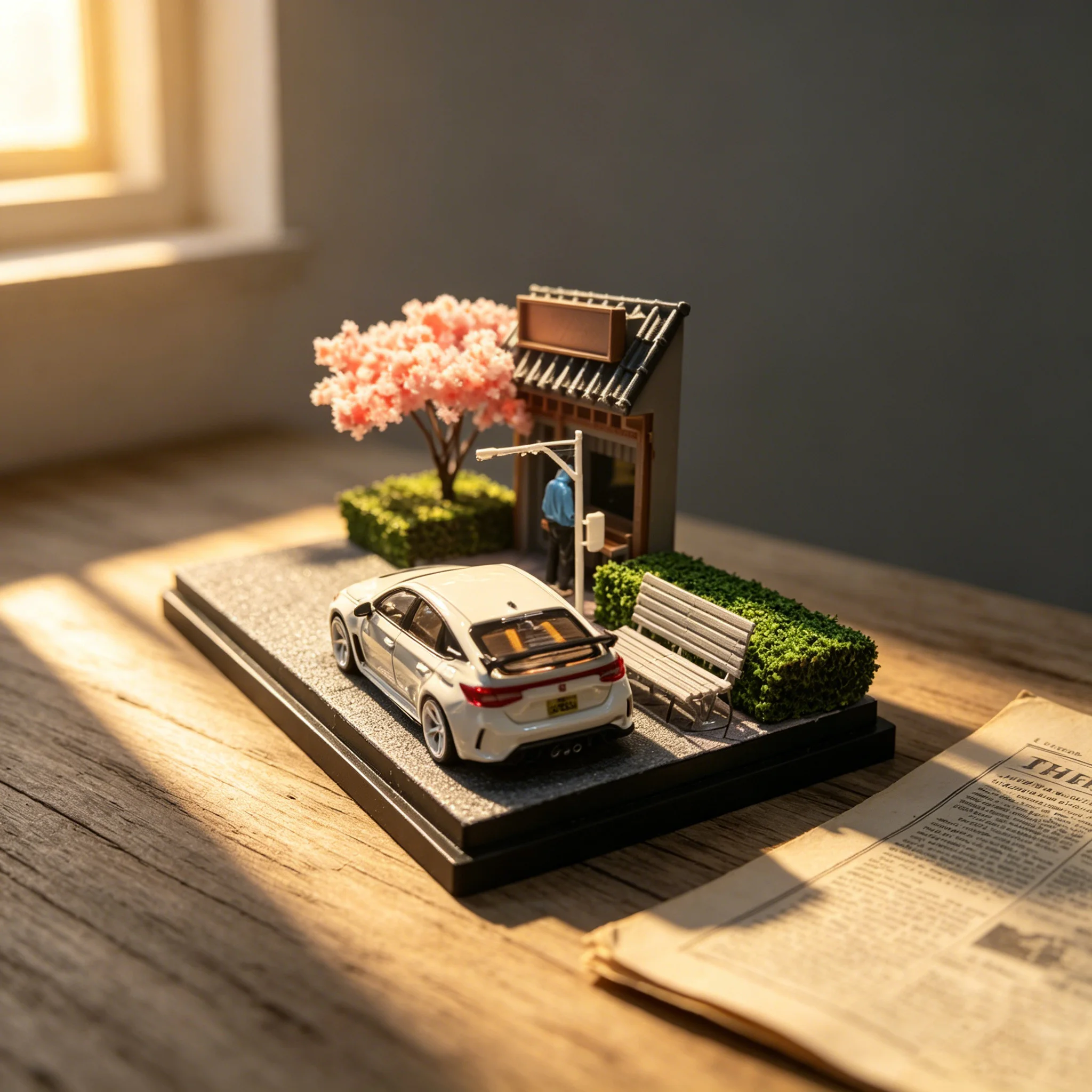 1:64 Anime Style Mini Diorama  - Photography Architecture review and price