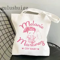 Fashion New in Melanie Martinez Shopping Bag Eco Manga Tote Harajuku Shopper Bag Women Casual Portable Canvas Shoulder Bag