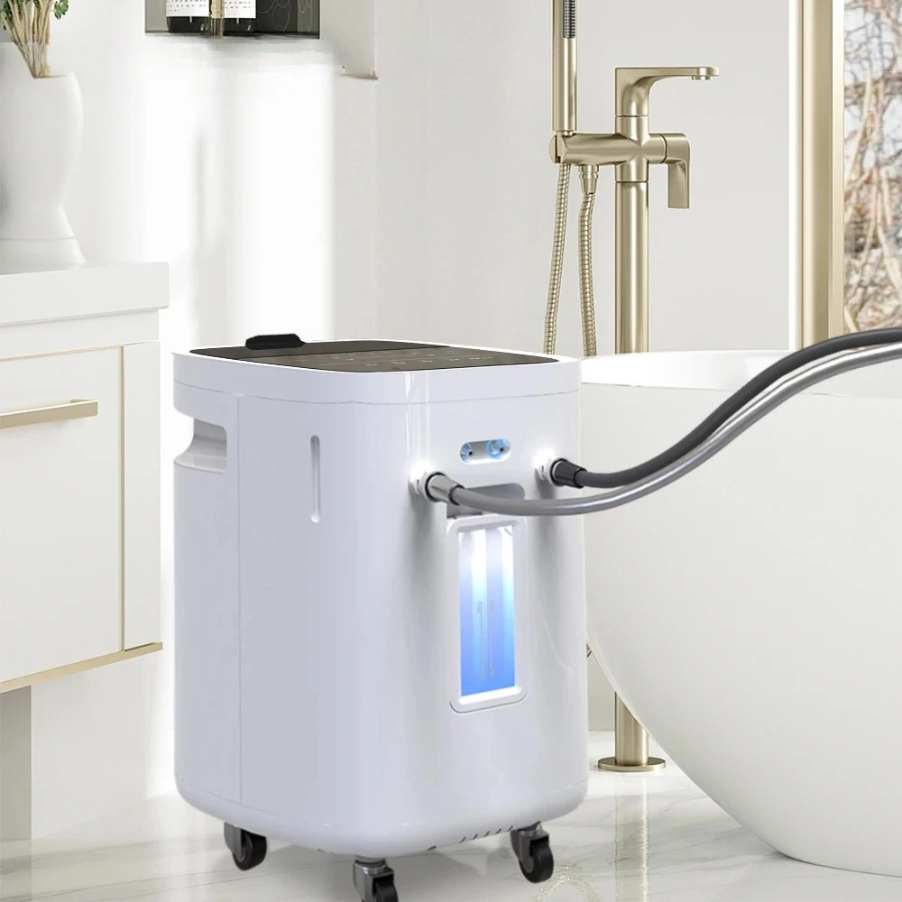 

3-in-1 Hyd-rogen Water Bath Generator Machine Hyd-rogen Oxy-gen Machine H2 Concentration 2000ppb Hyd-rogen Bath Generator