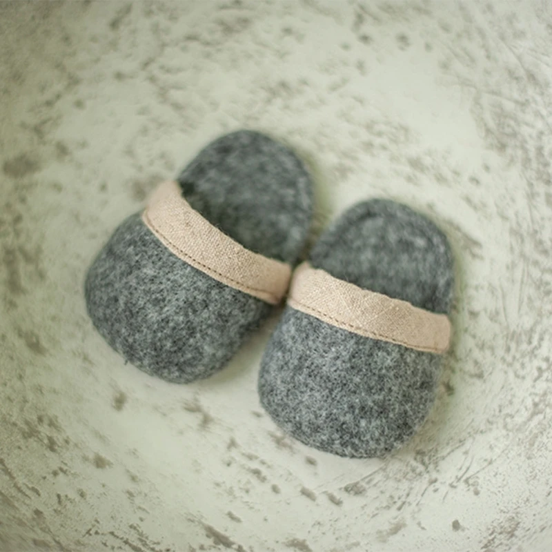 RIRI Miniature Newborn Baby Slippers Newborn Baby Girl Shoes Delightful Photography Props for Cherished Memories Gift