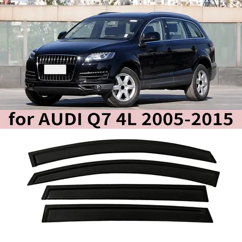 Audi Q7 4L 2005 2006 2007 2008 2009 2010 2011 2012 2013 2014 2015 윈드 디플렉터 레인 가드 도어 바이저 벤트 윈도우 바이저