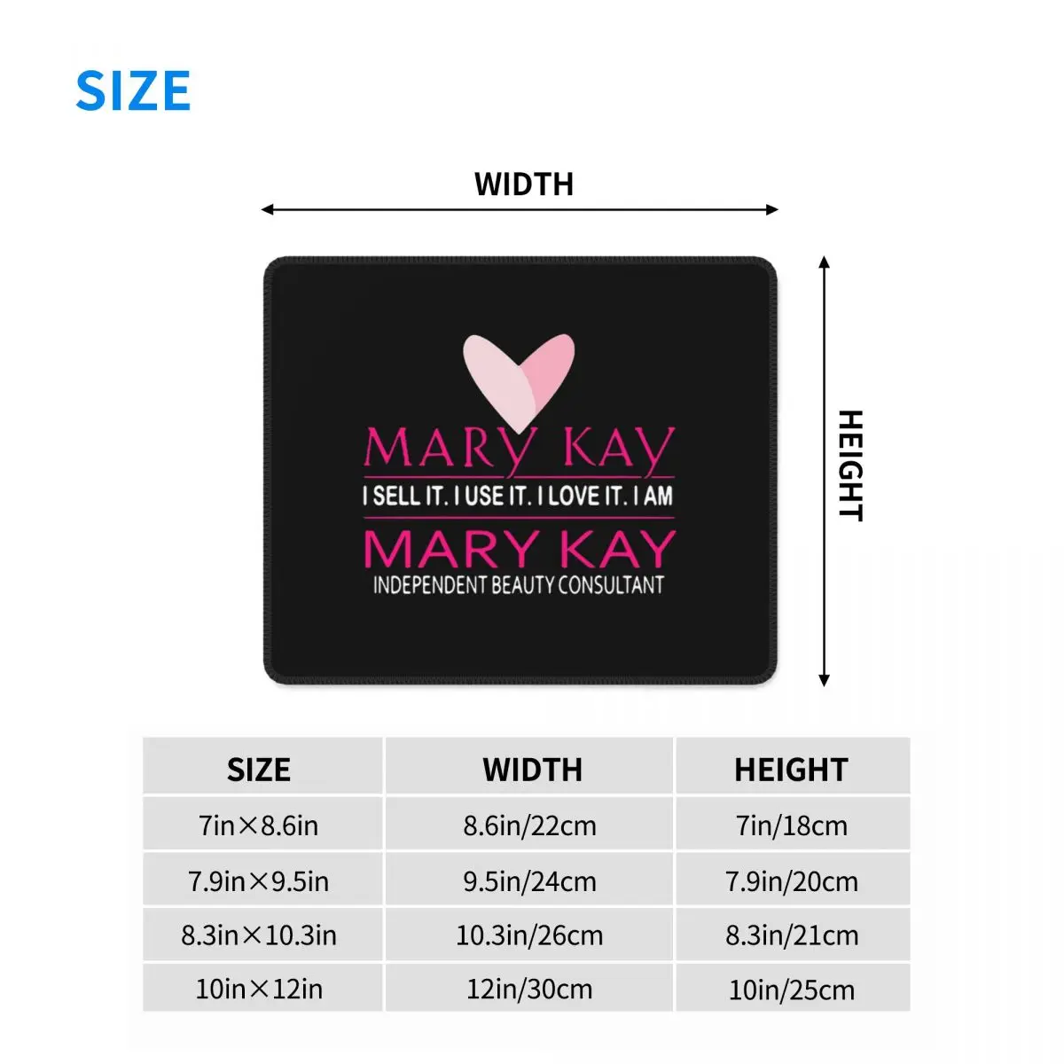 Multi-size Mouse Pad Top Mary Kay I Sell It I Use It Gamer PC Laptop Mats Keyboard Carpet Computer Gaming Accessories Desk Mat