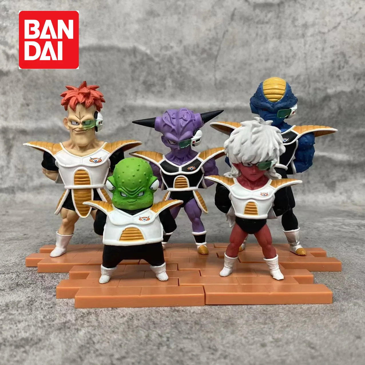 5pcs7-12cm Dragon Ball Z Figures Ginyu Force Anime Figures Jeice Ginyu Guldo Recoom Burter Figure Gk Pvc Statue Model Doll Toys.