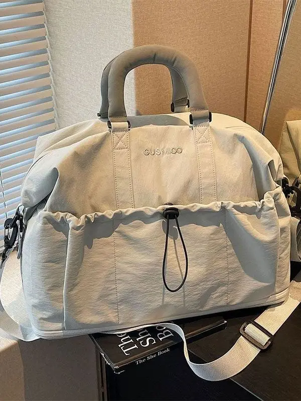 軽量拡張可能なトラベルバッグ-フィットネスバッグ-ウェットとドライの分離型荷物バッグ-持ち運びが簡単-若者向けのレジャーシナリオに最適