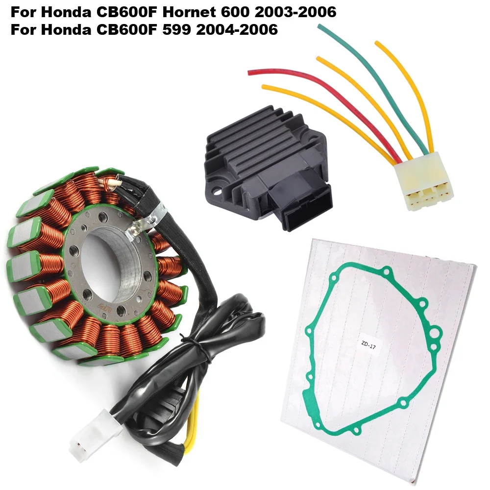 

Motorcycle Magneto Stator Rectifier Gasket Set For Honda CB600F Hornet 600 2003-2006 CB600F 599 2004 2005 2006