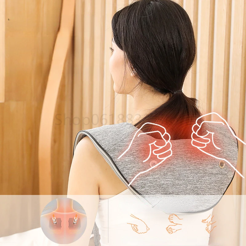 

Body Massage Shawl Hand-pulled Shoulder Strap Cervical Massage Instrument Multifunctional Shoulder and Neck Massager