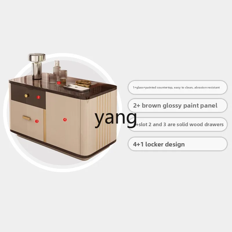 TGF ضوء أريكة فاخرة خزانة جانبية شقة صغيرة غرفة المعيشة المنزل الحديثة جدار تخزين الزاوية