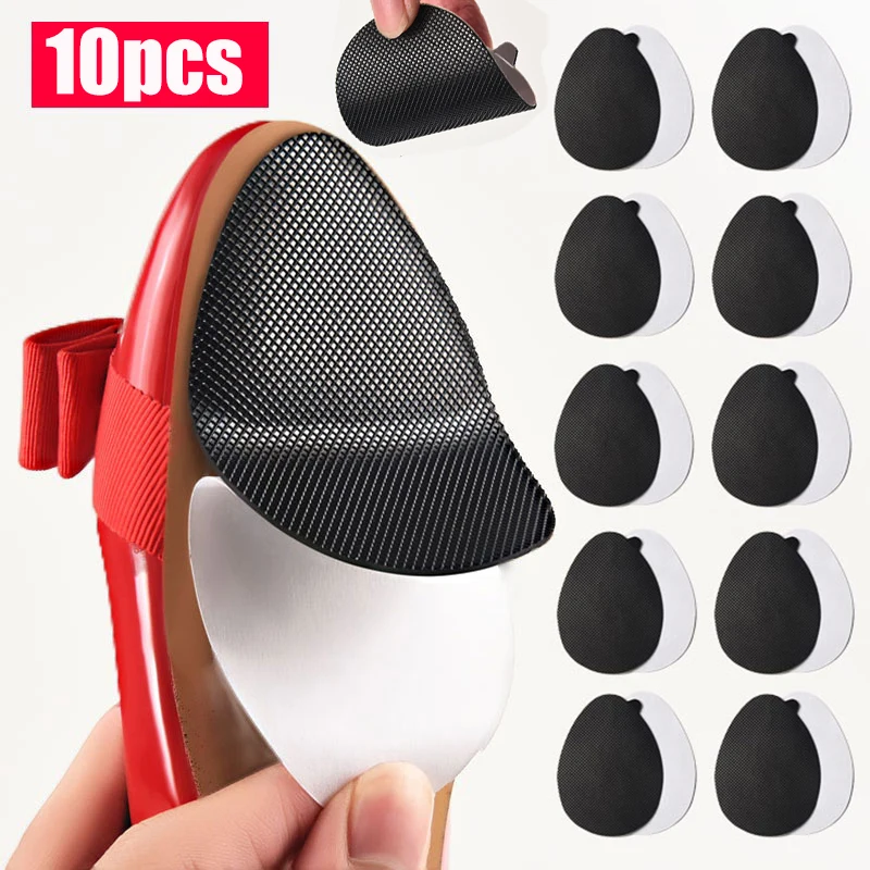 High Heel Anti-slip Shoe Protector Women Outsole Pad Oxford Frosted Sticker Shoe Bottom Patch Pads Shoes Accessories