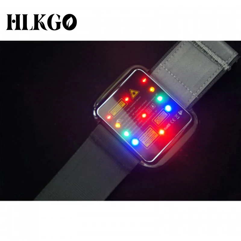 

650nm Laser 11 Holes Therapy Watch LLLT Wrist Watch For Therapy Diabetes Cholesterol Hypertension Treatment Rhinitis Sinusitis