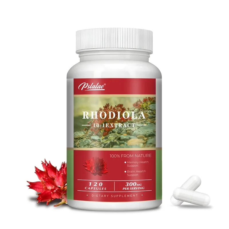 Rhodiola Capsules - Reduce Anxiety, Improve Mood, Reduce Fatigue, Supports Brain Health and Cognitive Function, Boosts Vitality