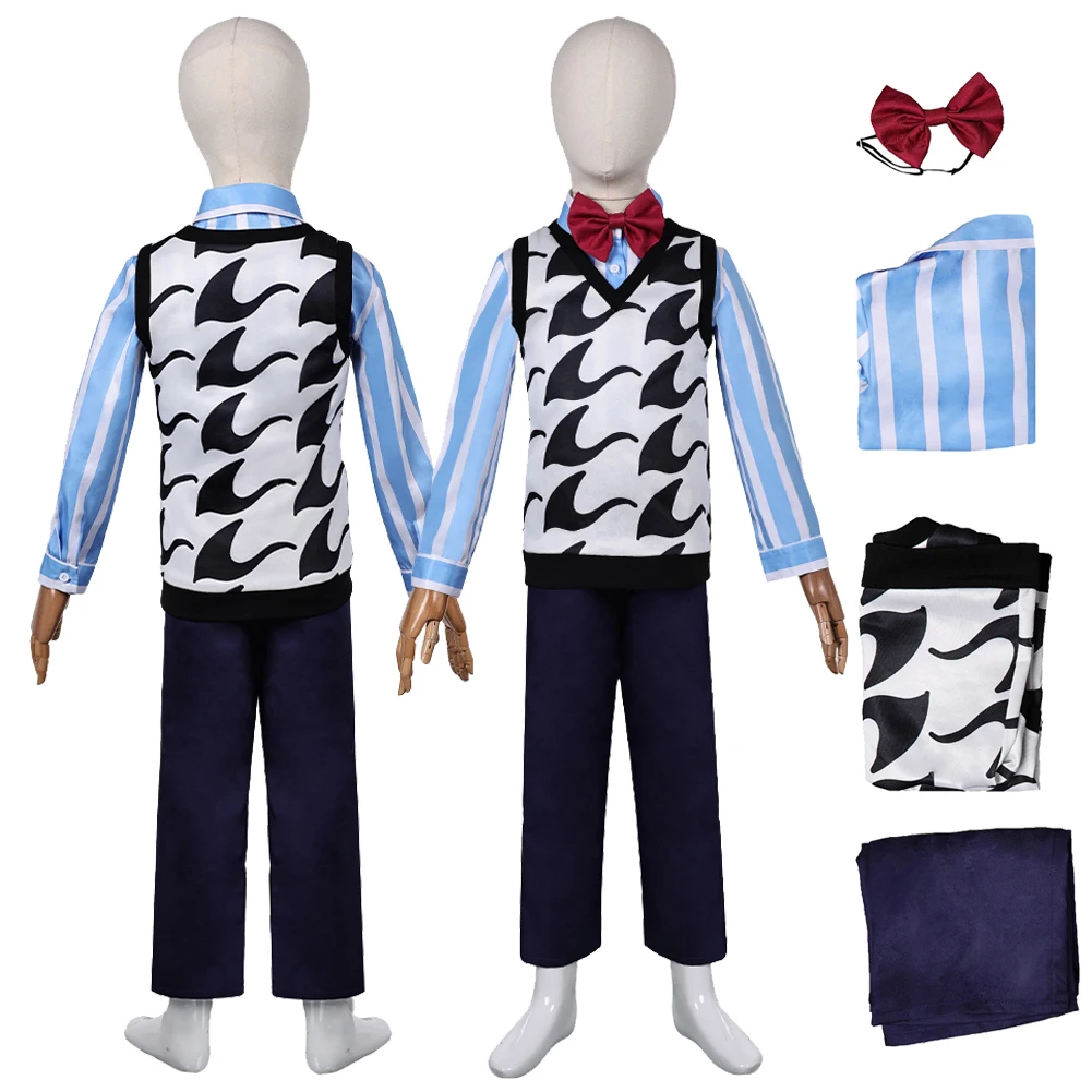 Kids Fear Cosplay Movie Inside Cosplay Out 2 Costume Disguise For Boy Children Shirt Pants Vest Halloween Carnival Roleplay Suit