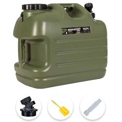 Desert Fox 10L/12L/18L/25L Large Military Green Water Tank Carrier Container with Spigot for Camping Outdoors Hiking Accessories