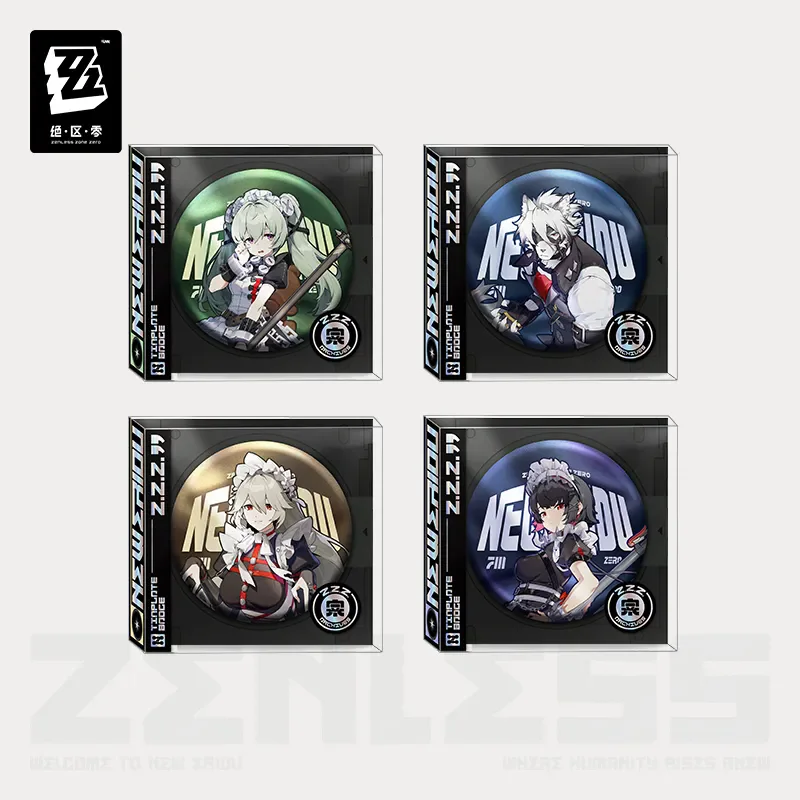 [Genuine] Zenless Zone Zero Official Merch miHoYo Original LH Series Badge Gentle House Brooch Pendant birthday Present in stock