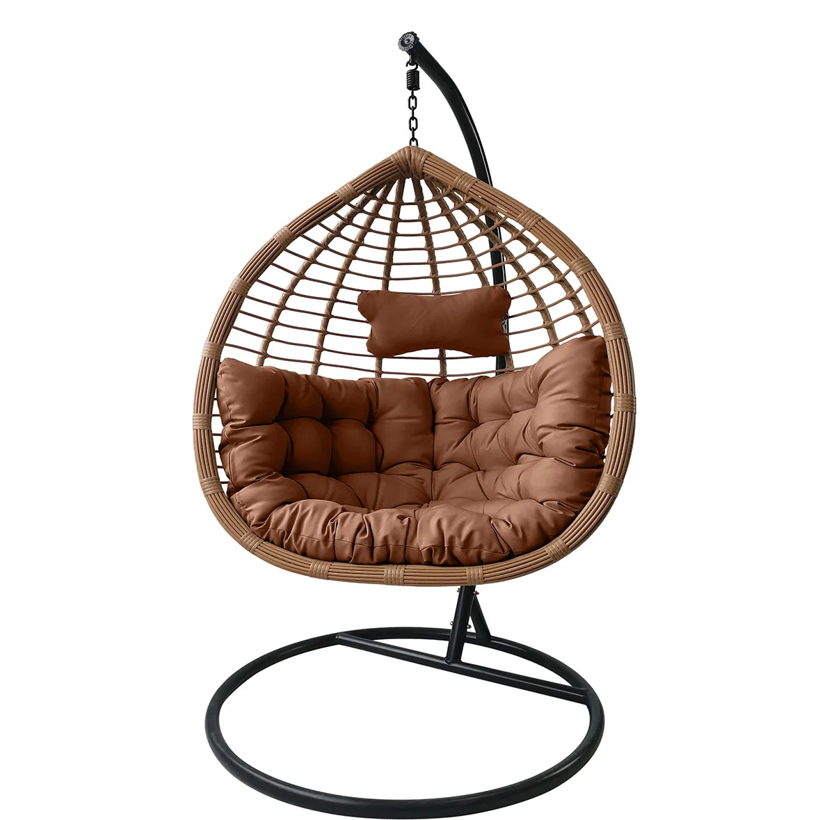 حار بيع في الهواء الطلق كرسي معلق PE الروطان حديقة مقعد كرسي الترفيه الخوص فناء كرسي أرجوحة