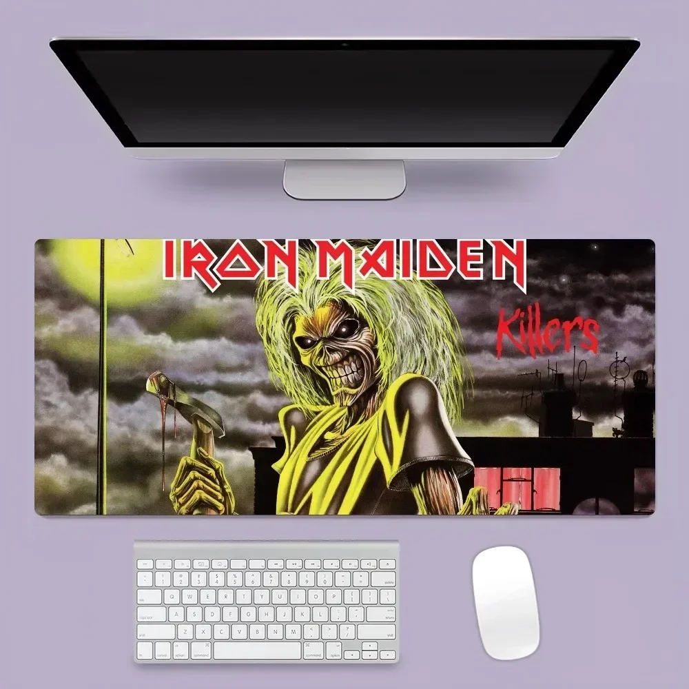 Band I-Iron M-Maiden Mousepad Office Large Mouse Mat Keyboard Mats Rubber PC Computer Game Big Anti-slip Mice Mat