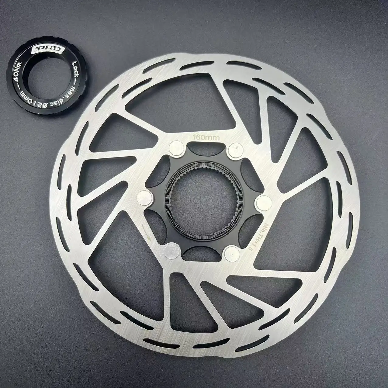 IIIPRO w pudełku Blokada środkowa Wirnik tarczy hamulcowej Silne odprowadzanie ciepła Pływający 140 mm 160 mm 180 mm, do MTB / szosy