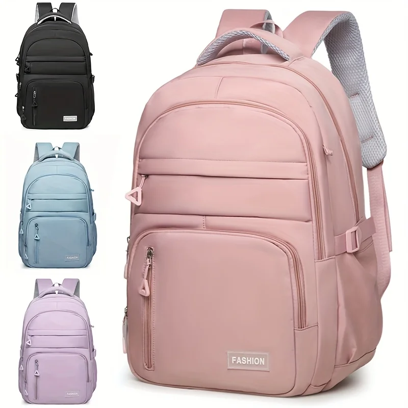 Lightweight Convertible Backpack with Tablet Compartment, Large Capacity Adjustable Straps, Multi-Pocket Casual Style,