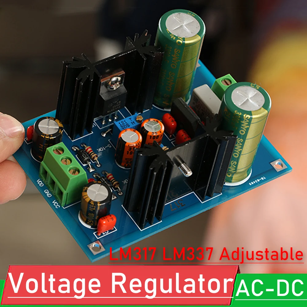 LM317 LM337 Adjustable Filter power supply AC-DC Voltage Regulator PSU DY KITS 5V 12V 24V FOR pre-amp,headphone Amplifier