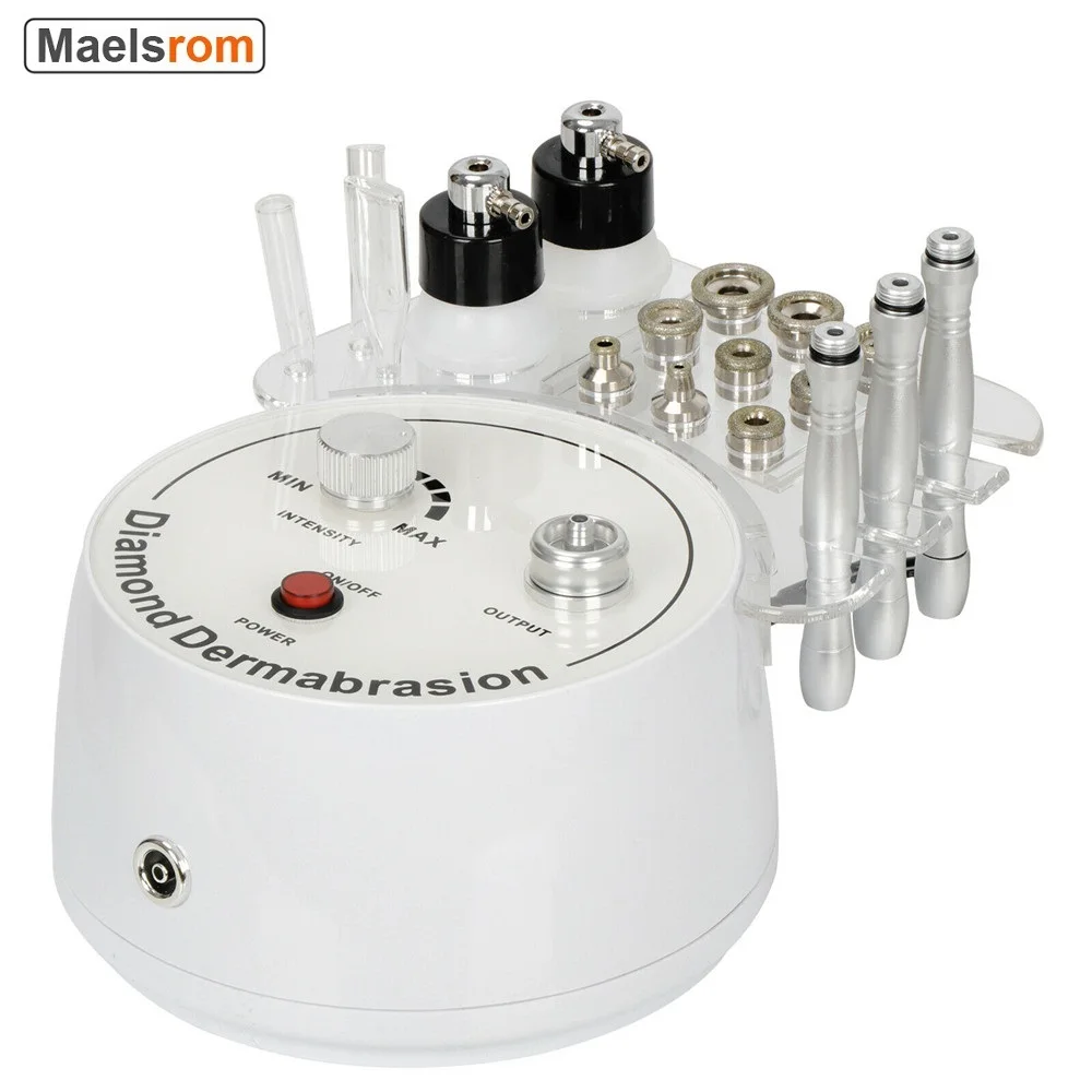 3 In 1 Diamond Microdermabrasion Machine Diamond Dermabrasion Machine for Facial Peeling Skin Care Home Salon Spa with Spray