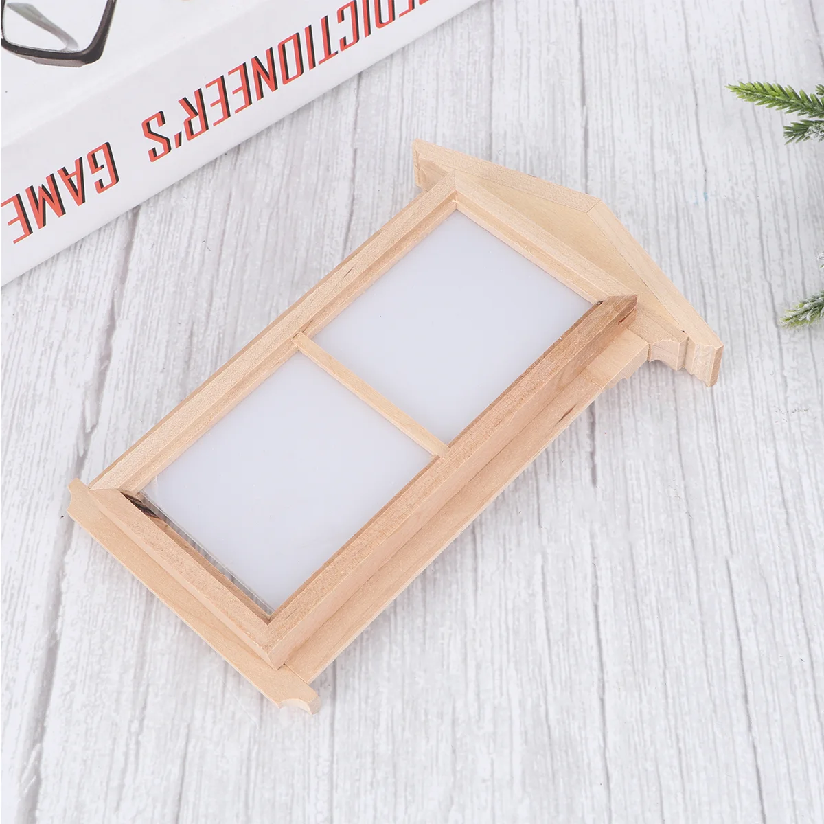 Home Craft Ornament House Furniture Dollhouse Miniature Scene Window DIY Props