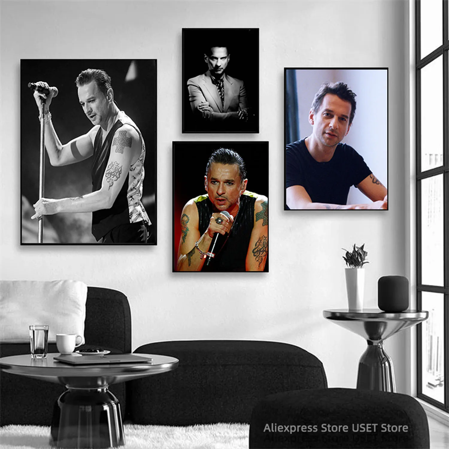 Dave Gahan , Singer Band Cover Album Music Star Celebrity Canvas Posters and Prints Canvases Painting Home Decoration