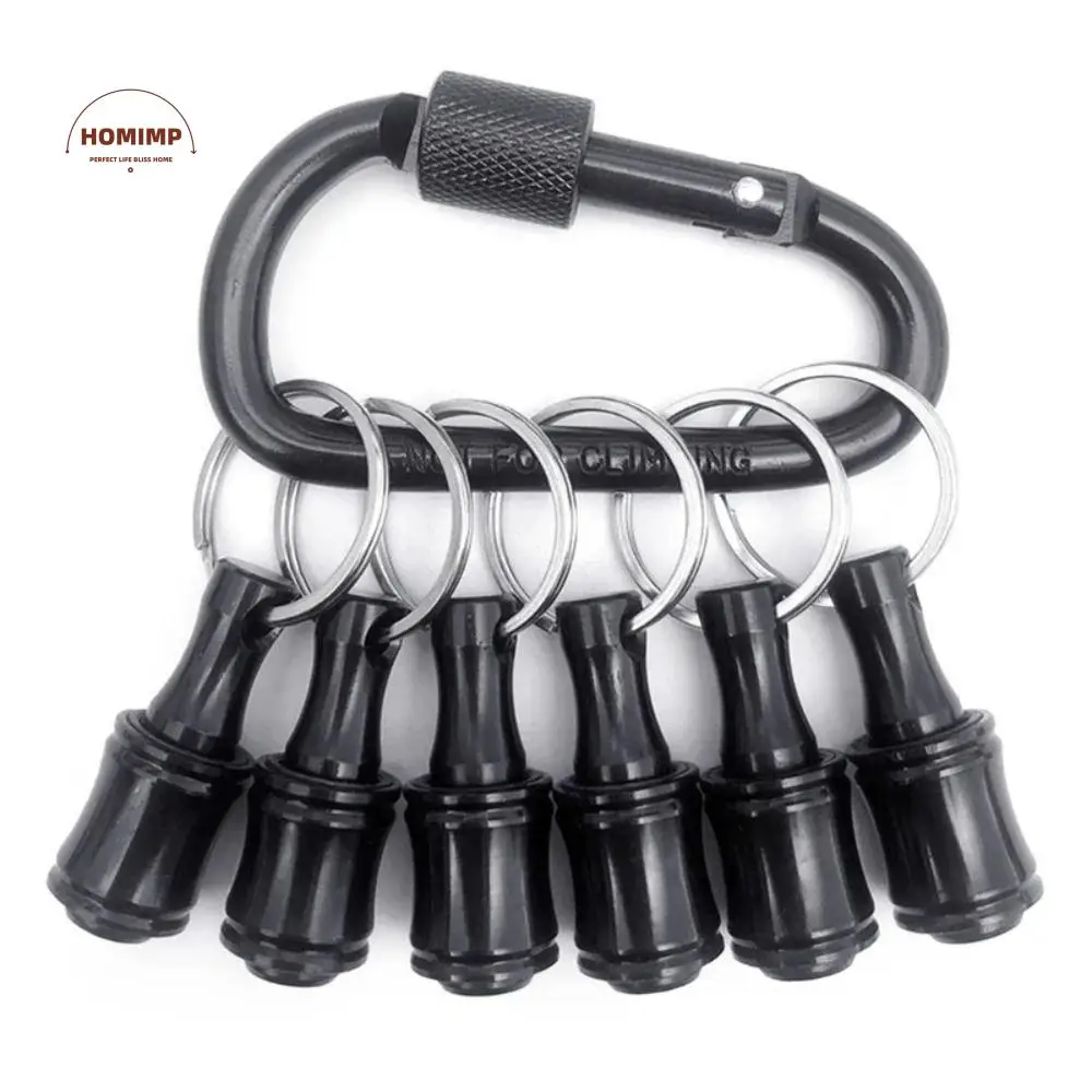 

Rustproof 1/4 Socket Bit Holder Storage Pocket Size Tool Organizer Practical Keychain Screwdriver Bits Holder Electronic Drill