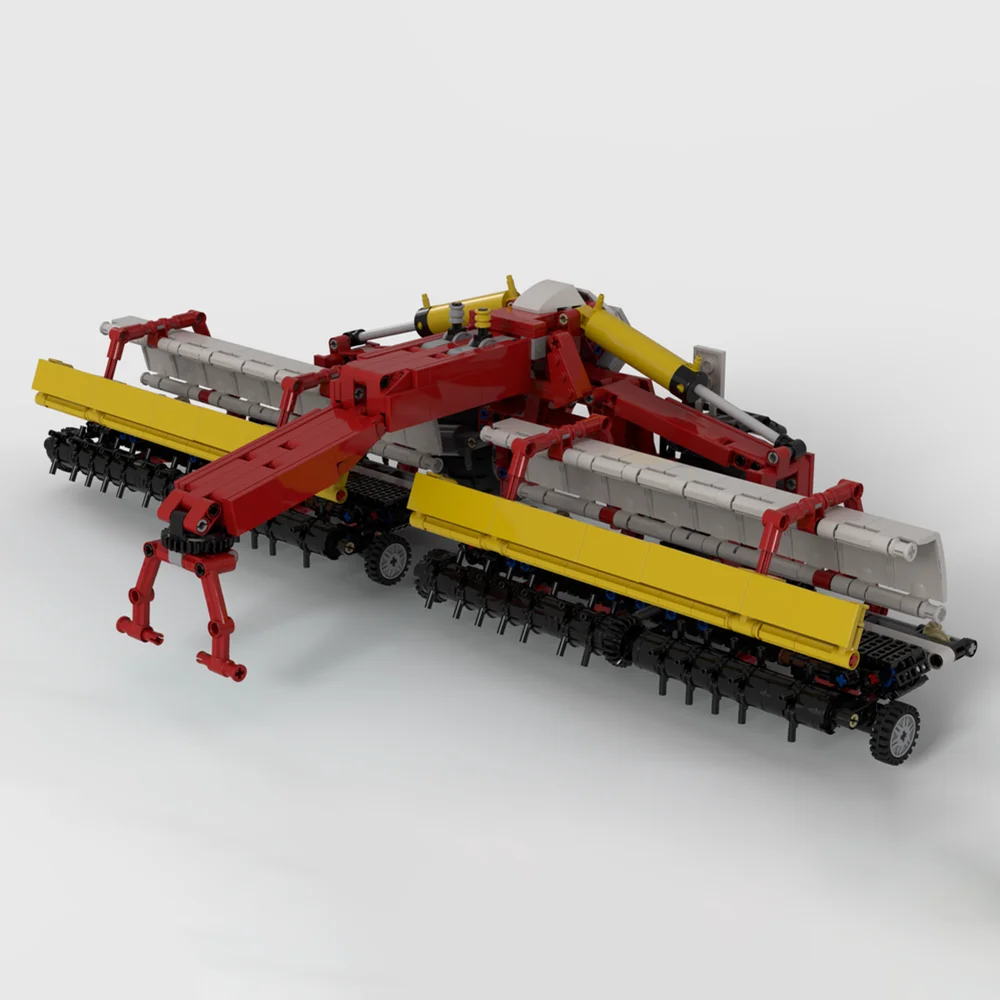 

NEW MOC Agricultural machinery tractor transport vehicle model, lawn mower, building blocks, birthday gifts, children's toys